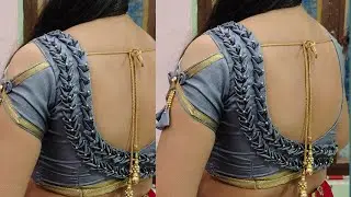 Back neck blouse design cutting and stitching full tutorials - Kriti fashion designer