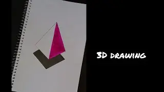 3D illusion drawing #3dillusion #3dillusiondrawing 