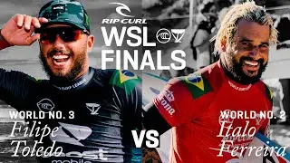 Filipe Toledo vs. Italo Ferreira Rip Curl WSL Finals - Men's Match 3 Condensed