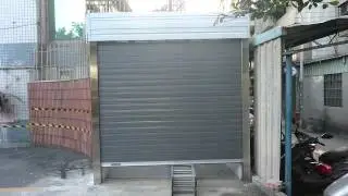 安進快速捲門防壓測試