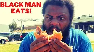 A BLACK MAN EATS THE IMPOSSIBLE WHOPPER FOR THE FIRST TIME!
