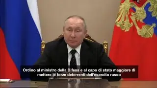 Ucraina, Putin ordina allerta sistema di deterrenza nucleare
