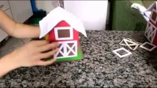 Preparativos Festa Fazendinha Cocoricó  Passo a Passo Celeiro em Eva  #Murilofaz3