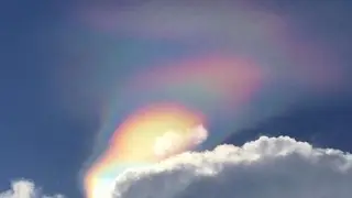 Singapore 'fire rainbow' cloud phenomenon lights up sky