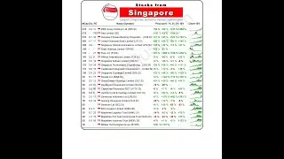 Which Singapore 🇸🇬 stocks are there? [January 2025]