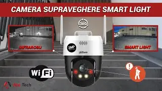 Camera supraveghere cu iluminare duala auto tracking detectie persoane si autovehicule | P3AE DAHUA