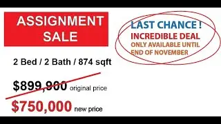 BURQUITLAM ASSIGNMENT 2 BED 2 BATH WALK THROUGH VIDEO