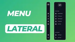 Desenvolvendo Menu Lateral com HTML e CSS