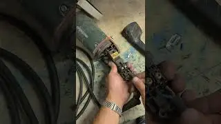 Power Tool Repair. Pull start Metabo grinder, not good. #Metabo #grinder #tools #Repair #dismantle