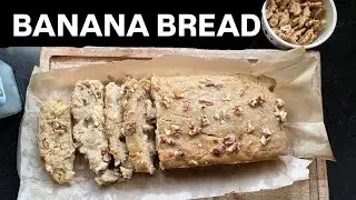 🍌Easy Homemade Banana Bread -Super Moist & Naturally Sweet | Eggless Whole Wheat Banana Bread