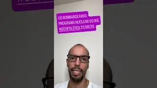 US bombardeando programa nuclear do Ir&atilde; #GEOPOL&Iacute;TICA #TRUMP #OIL 22/06/25