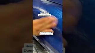 Removing heavy over spray from vehicle #autodetailing  #claybar  #overspray #cardetailing