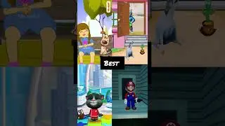 SHUT UP!! Talking Tom#mytakingtom2#funny#toonyfriends #mario #memes #shortvideo