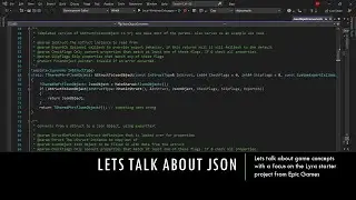 Lets Talk About JSON / Database API calls