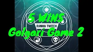 5 Wins | Golgari Midrange | Competitive Constructed | Game 2 | MTG Arena