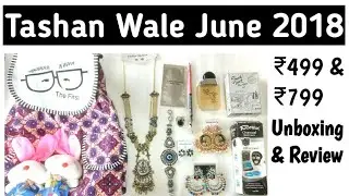 TashanWale June 2018 | Rs 499 & 799 Unboxing & Review | Padmavat Earrings | Merriness By Ashma