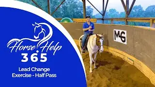 Lead Change Exercise - Half Pass | Horse Help - Michael Gascon
