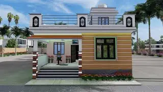 3 Bedrooms  village house plans |  Home I 25'x35' House Plan I Ghar ka Naksha I @My Home plan
