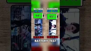 💥NOTHING PHONE 3A PRO VS SAMSUNG S25 PLUS BATTERY TEST!!
