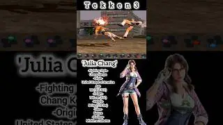 (Tekken3) 'Julia Chang' 10 hit Combo tutorial gameplay in 4k60fps quality on Epsxe emulator