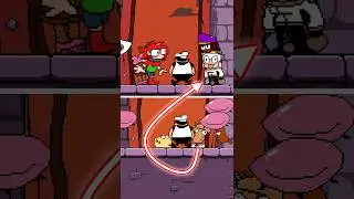 Pizza Tower, but CONFECTI GIRLS AS TOPPINS! [Pizza Tower mods Shorts] #pizzatower #pizzatowermods