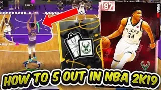 How To Run 5-Out in NBA 2K19 MyTEAM Tutorial! Start Cheesing Back in Unlimited! | AMBISHH