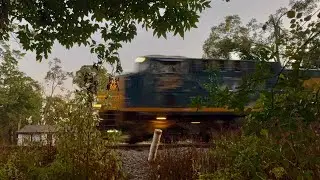 CSX X141-14 with CSXT CW44AH 7575 leading solo with a beautiful NF2 K5H on 10/14/2025