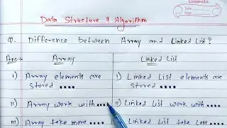 Difference between array and linked list | Array vs Linked list | #ask4help