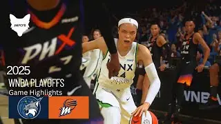 WNBA 2025 Playoffs | Minnesota Lynx vs Phoenix Mercury | Round 2, Game 2 | Full Highlights | JSN
