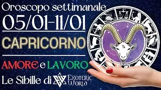 ♑ Capricorno Oroscopo settimanale - Ritroverai la fiducia e l'ottimismo - Lettura con Sibille