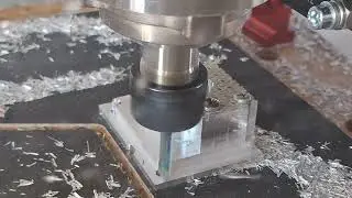 DIY CNC milling aluminum 30mm