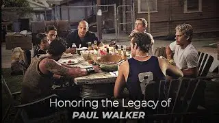 Honoring Paul Walker : A Tribute to His Life and Legacy
