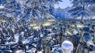 UEBS | 19 000 Zombie Cops VS 21 000 Eastern Front German 3s| Ultimate Epic Battle Simulator 2|UEBS 2