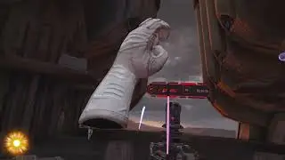 Obi Wan has taught you well... Light saber dojo III final level Kenobi style