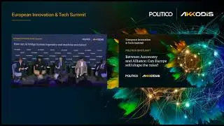 European Innovation & Tech Summit | POLITICO Spotlight