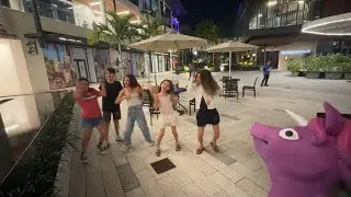 UP Short: Unicorn Puppet watches kids dance!