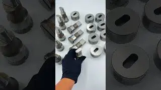 Iron worker punch and die.  #geka #punching #tools