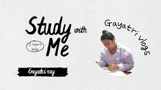 Study with me live streaming 🛑|1 hours study with me @Gayatrivlogs123