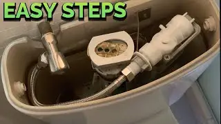 Toilet rear entry inlet cistern replacement