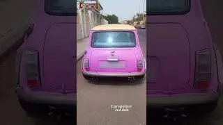 VERY CUTE CLASSIC MINI COOPER 💖 CARSPOT JEDDAH 🇸🇦 #minicooper #carsofjeddah #carspotter #cars