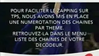 TPS - 1ère version autopromotion du bouquet - 1996