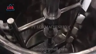Automatic lifting Scatter mixer tank