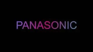 Screensaver 4K Panasonic TV - Text Logo - 10 Hours (No Sound)
