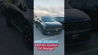 2025 Kia Carnival SX Prestige - Panthera Metal!