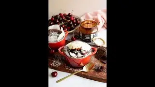 Cherry Choc Mug Fondant #chocalatecake #chocalate #cherrycake