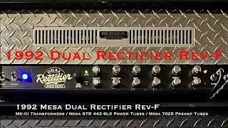 * Mesa Shootout - UPDATED! *  1992 Dual Rec Rev-F (MK-III) vs. 2025 90's Dual Rectifier Reissue