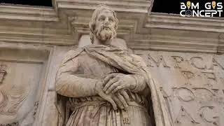 Arch of Constantine Rome photogrammetry 3D model - L'arco di Costantino Roma