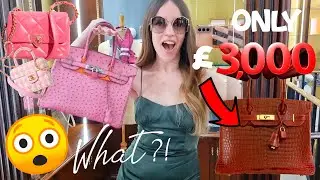 I found a CROC BIRKIN for £3000? 😯 London Luxury Shopping Vlog 🔥 Come Shopping With Me at POSH PAWN