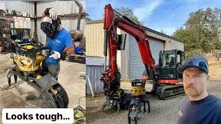 Buying a CHEAP Log Grapple from the auction and installing it on the New 080