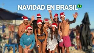 15 DÍAS EN BRASIL | DÍA 5 | Día de playa en Río de Janeiro, cena de navidad y amigo invisible 🇧🇷